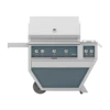 Hestan 36-Inch 3-Burner Freestanding Natural Gas Grill With Infrared Rotisserie Burner On Deluxe Cart With Double Side Burner - Pacific Fog 2 Hestan 36-Inch 3-Burner Freestanding Natural Gas Grill With Infrared Rotisserie Burner On Deluxe Cart With Double Side Burner - Pacific Fog -BBQDIRECT Shop Hestan Deluxe Grill 36 pacific 1