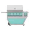 Hestan 42-Inch 4-Burner Freestanding Natural Gas Grill With Infrared Sear Burner And Rotisserie Burner On Deluxe Cart With Double Side Burner - Bora Bora 2 Hestan 42-Inch 4-Burner Freestanding Natural Gas Grill With Infrared Sear Burner And Rotisserie Burner On Deluxe Cart With Double Side Burner - Bora Bora -BBQDIRECT Shop Hestan Deluxe Grill 42 borabora