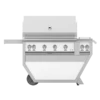 Hestan 42-Inch 4-Burner Freestanding Natural Gas Grill With Infrared Sear Burner And Rotisserie Burner On Deluxe Cart With Double Side Burner - Froth 2 Hestan 42-Inch 4-Burner Freestanding Natural Gas Grill With Infrared Sear Burner And Rotisserie Burner On Deluxe Cart With Double Side Burner - Froth -BBQDIRECT Shop Hestan Deluxe Grill 42 froth