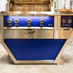 Hestan 36-Inch 3-Burner Freestanding Natural Gas Grill With Infrared Rotisserie Burner On Deluxe Cart With Double Side Burner - Matador 10 Hestan 36-Inch 3-Burner Freestanding Natural Gas Grill With Infrared Rotisserie Burner On Deluxe Cart With Double Side Burner - Matador -BBQDIRECT Shop Hestan Lifestyle Deluxe Grill 36 14