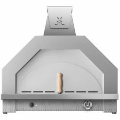 Hestan Campania 33-Inch Stainless Steel Built-In/Countertop Natural Gas Outdoor Pizza Oven