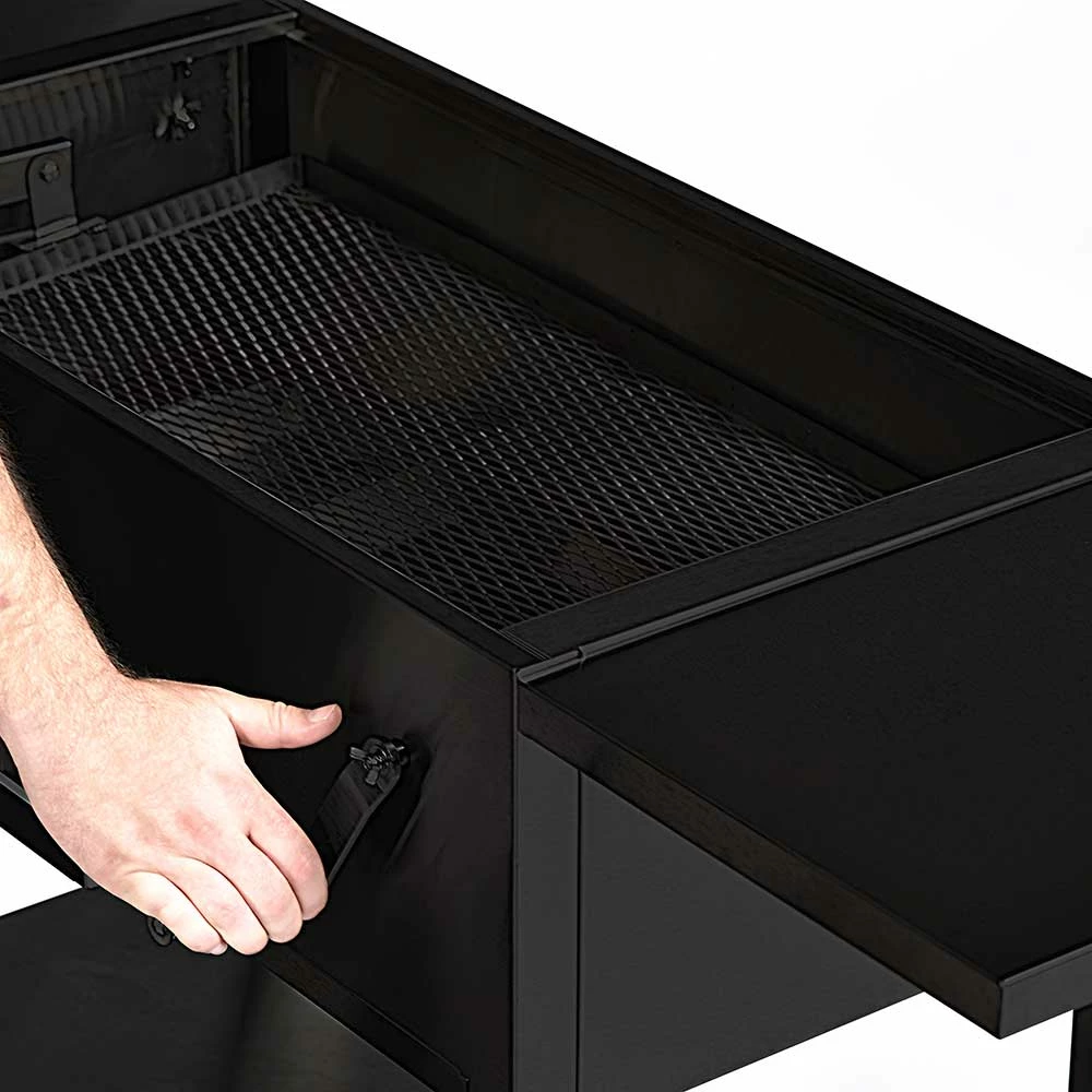 IG BBQ 30-Inch Freestanding Powder Coated Smoker Charcoal Grill 5 IG BBQ 30-Inch Freestanding Powder Coated Smoker Charcoal Grill - Image 3