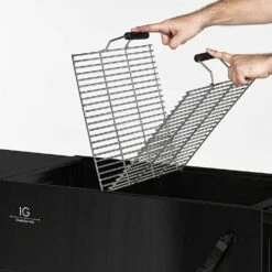 IG BBQ 30-Inch Freestanding Powder Coated Smoker Charcoal Grill 9 IG BBQ 30-Inch Freestanding Powder Coated Smoker Charcoal Grill -BBQDIRECT Shop IG BBQ 30 Inch Freestanding Powder Coated Charcoal Grill 92632 Cooking Grate