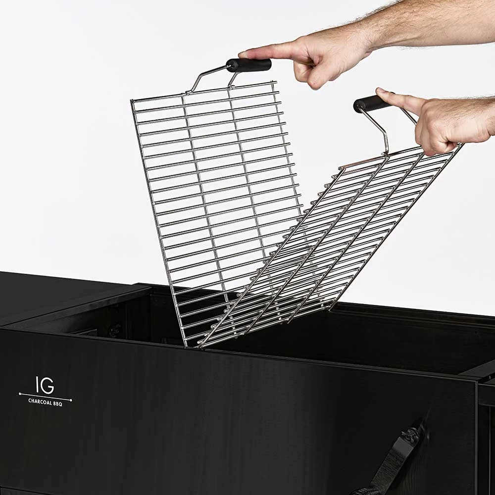 IG BBQ 30-Inch Freestanding Powder Coated Smoker Charcoal Grill 4 IG BBQ 30-Inch Freestanding Powder Coated Smoker Charcoal Grill - Image 2