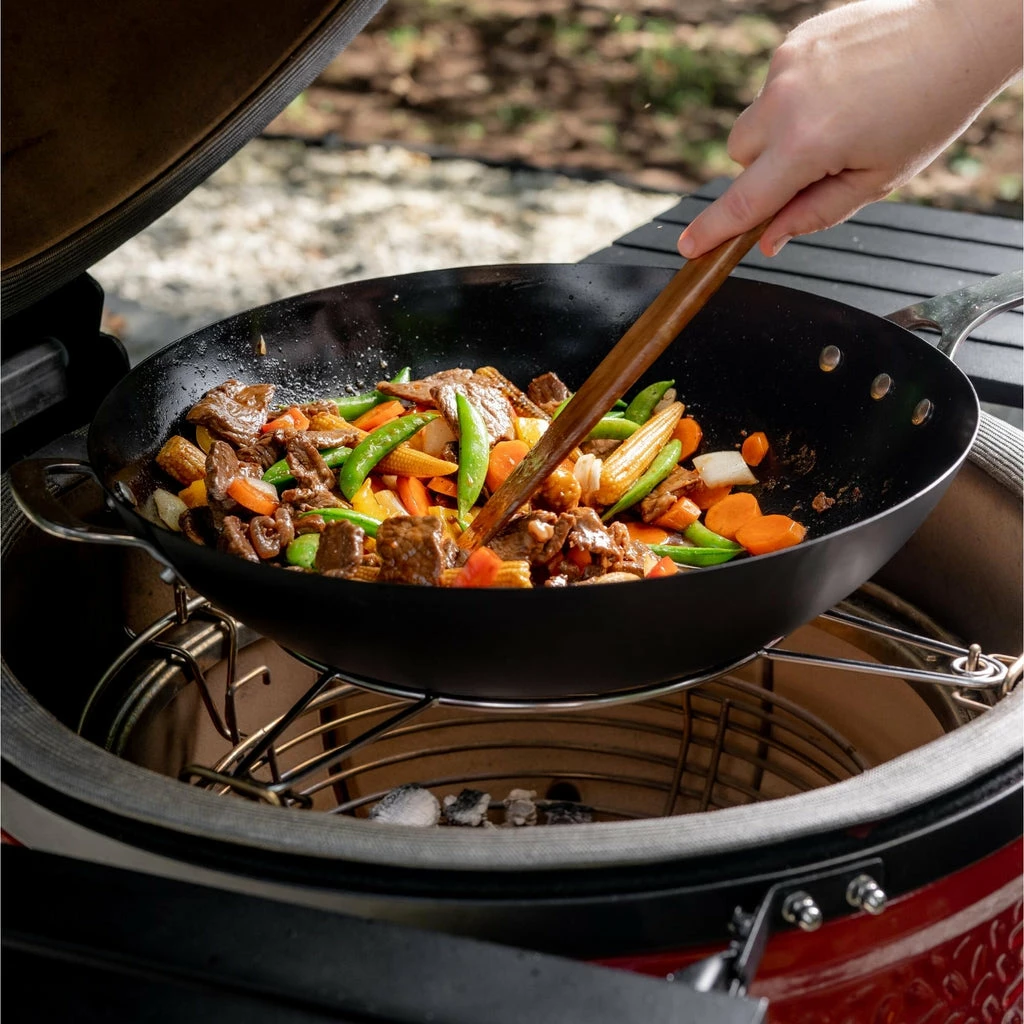 Kamado Joe Karbon Steel Non-Stick Pre-Seasoned Wok 5 Kamado Joe Karbon Steel Non-Stick Pre-Seasoned Wok - Image 3