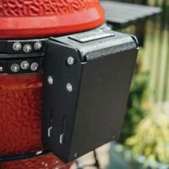 Kamado Joe Classic Joe II 18-Inch Charcoal Ceramic Kamado Grill -BBQDIRECT Shop Kamado Joe Classic Joe II 18 Inch Ceramic Grill KJ23RHC Lifestyle Back Hinge