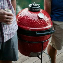Kamado Joe Joe Jr 13-Inch Charcoal Ceramic Kamado Grill On Carrying Stand 14 Kamado Joe Joe Jr 13-Inch Charcoal Ceramic Kamado Grill On Carrying Stand -BBQDIRECT Shop Kamado Joe Joe Jr 13 Inch Charcoal Ceramic Kamado Grill KJ13RH Lifestyle Lightweight