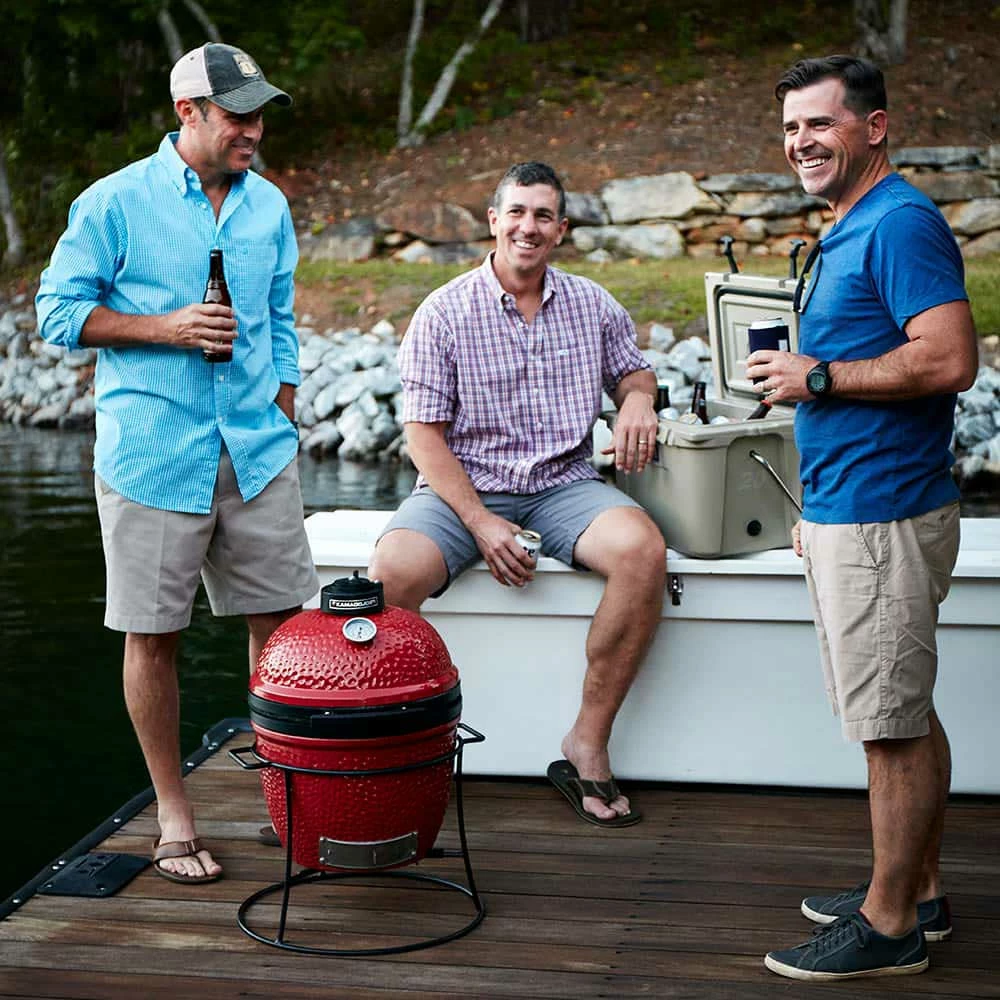 Kamado Joe Joe Jr 13-Inch Charcoal Ceramic Kamado Grill On Carrying Stand 4 Kamado Joe Joe Jr 13-Inch Charcoal Ceramic Kamado Grill On Carrying Stand - Image 2