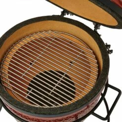 Kamado Joe Joe Jr 13-Inch Charcoal Ceramic Kamado Grill On Carrying Stand 18 Kamado Joe Joe Jr 13-Inch Charcoal Ceramic Kamado Grill On Carrying Stand -BBQDIRECT Shop Kamado Joe Joe Jr 13 Inch Charcoal Ceramic Kamado Grill KJ13RHCooking Surface