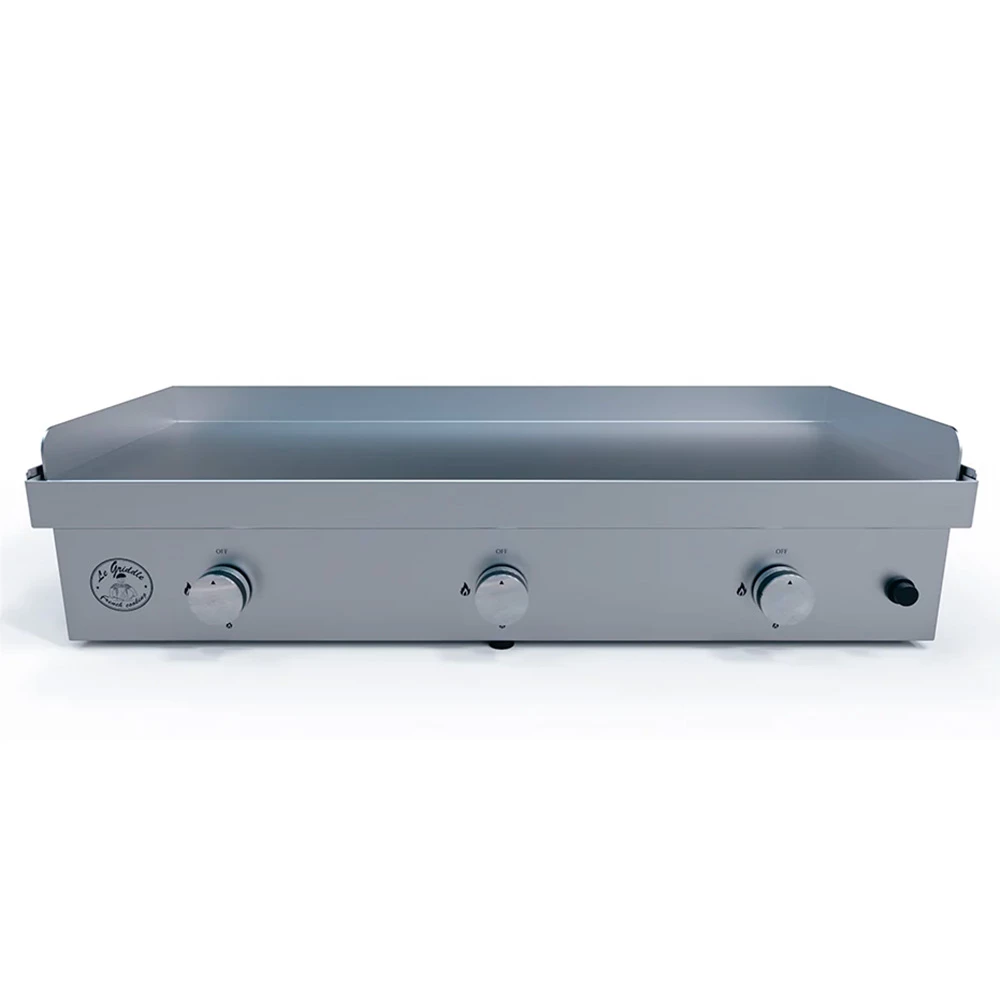 Le Griddle Big Texan 41-Inch 3-Burner Built-In / Countertop Propane Gas Commercial Style Flat Top Griddle 3 Le Griddle Big Texan 41-Inch 3-Burner Built-In / Countertop Propane Gas Commercial Style Flat Top Griddle