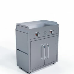 Le Griddle Ranch Hand 30-Inch 3600W Freestanding Electric Commercial Style Flat Top Griddle -BBQDIRECT Shop Le Griddle Dual Burner Electric Griddle on Freestanding Cart GEE75 CK 1