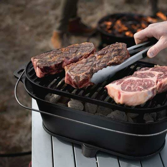 Camp Chef 17-Inch Portable Cast Iron Charcoal Grill 5 Camp Chef 17-Inch Portable Cast Iron Charcoal Grill - Image 3