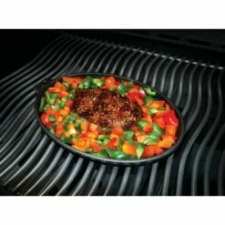 Napoleon Cast Iron Skillet With Tray 9 Napoleon Cast Iron Skillet With Tray -BBQDIRECT Shop Low Res JPG 56003 ProfessionalCastIronSkillet inUse