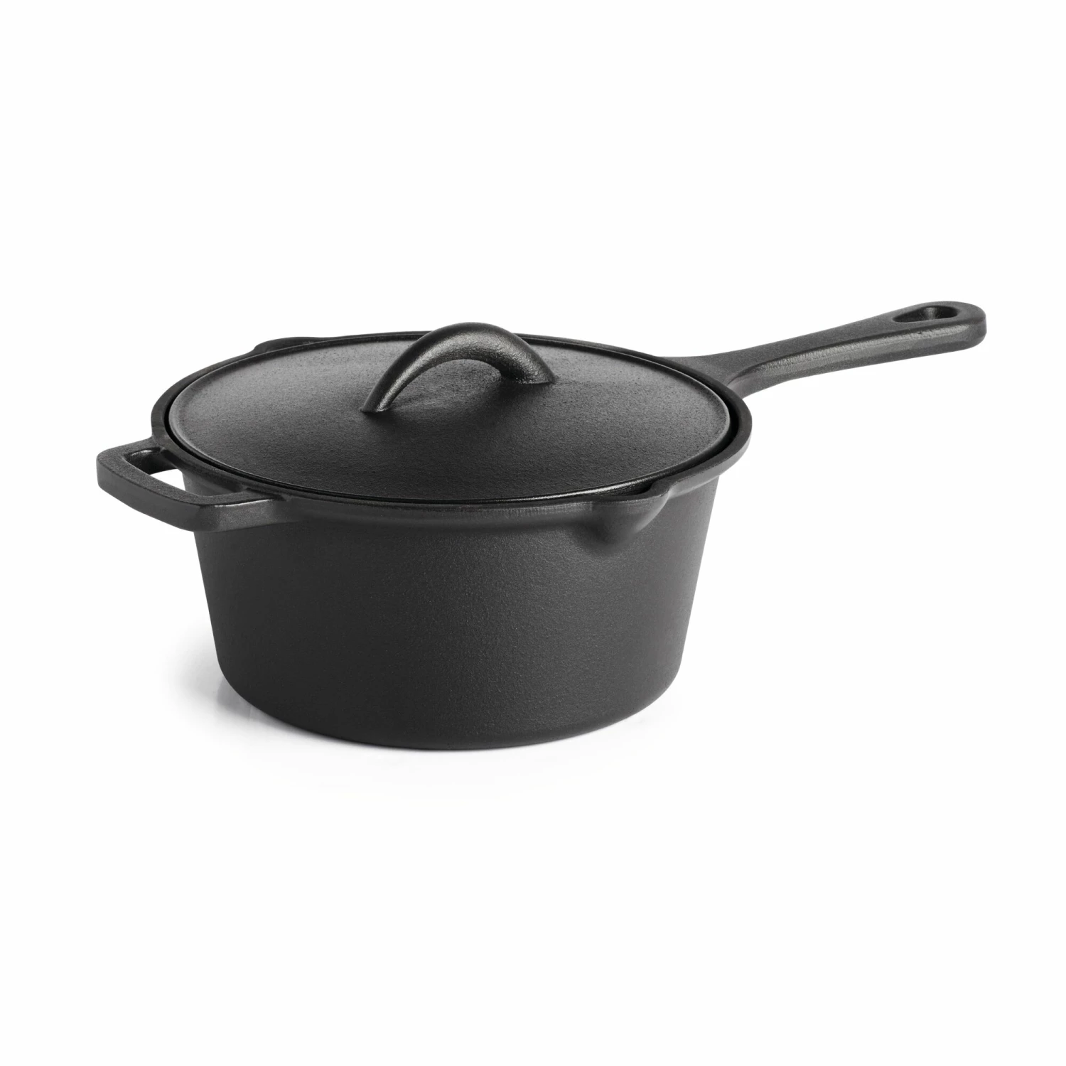 Napoleon 7-Inch Cast Iron Sauce Pan With Lid 3 Napoleon 7-Inch Cast Iron Sauce Pan With Lid