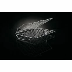 Napoleon Stainless Steel Flexible Grill Basket -BBQDIRECT Shop Low Res JPG 57012 expandable grill basket on black