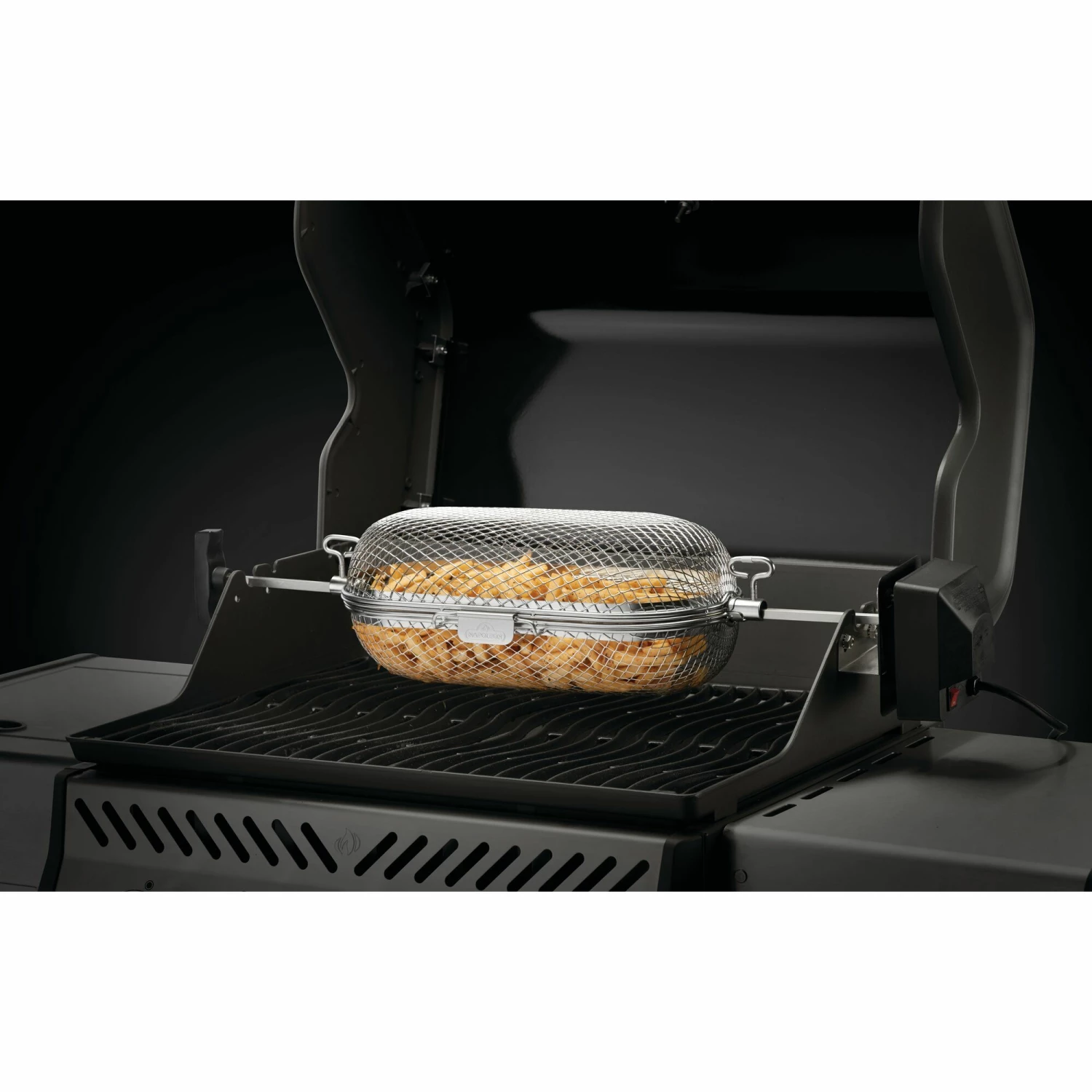 Napoleon Stainless Steel Rotisserie Grill Basket 4 Napoleon Stainless Steel Rotisserie Grill Basket - Image 2