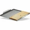 Napoleon Stainless Steel Multi-functional Topper With Cedar Plank -BBQDIRECT Shop Low Res JPG 70026 on white