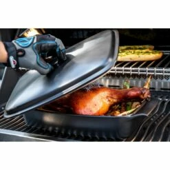 Napoleon Non-Stick Ceramic Casserole Dish With Lid -BBQDIRECT Shop Low Res JPG Porcelain roastpan