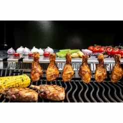 Napoleon Phantom Rogue SE 425 RSIB Propane Gas Grill With Infrared Rear & Side Burner - Black -BBQDIRECT Shop Low Res JPG RSE PHM warming rack2