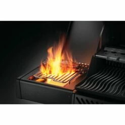 Napoleon Phantom Rogue SE 425 RSIB Propane Gas Grill With Infrared Rear & Side Burner - Black -BBQDIRECT Shop Low Res JPG RSE425SIBMK 1PHM Detail Side Burnr Food
