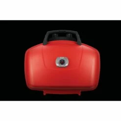 Napoleon TravelQ 285 Portable Propane Gas Grill With Griddle - Red -BBQDIRECT Shop Low Res JPG TQ285 Detail Horizontal Lid Red