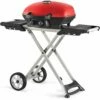 Napoleon TravelQ 285X Portable Propane Gas Grill And Scissor Cart With Griddle - Red -BBQDIRECT Shop Low Res JPG TQ285X Prod Ang