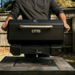 Masterbuilt 28-Inch Portable Charcoal Grill And Smoker With Cart -BBQDIRECT Shop MB20040722 GrillwithoutCart 08 Etail 1024x