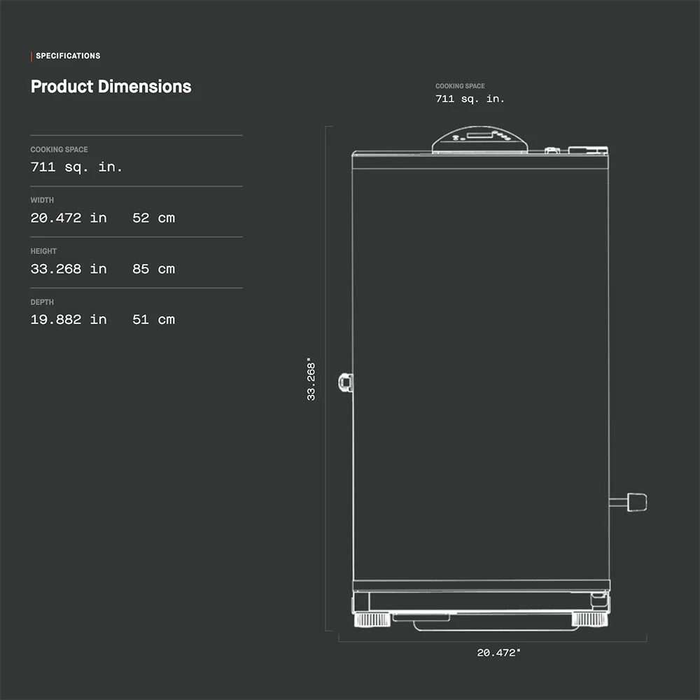 Masterbuilt 30-Inch Digital Electric Smoker With 4 Adjustable Racks 5 Masterbuilt 30-Inch Digital Electric Smoker With 4 Adjustable Racks - Image 3