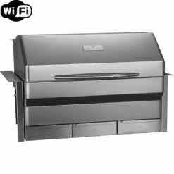 Memphis Grills Fully-Assembled 7 Ft. Outdoor Kitchen Island With Memphis Elite 39-Inch Pellet Grill - Powder Coated Aluminum -BBQDIRECT Shop Memphis Grills Elite Wi Fi Controlled 37 Inch 304 Stainless Steel Built In Pellet Grill VGB0002S