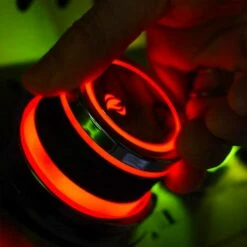 Napoleon Prestige PRO 665 RSIB Propane Gas With Infrared - Stainless Steel 20 Napoleon Prestige PRO 665 RSIB Propane Gas With Infrared - Stainless Steel -BBQDIRECT Shop Napoleon PR0 Prestige PRO 665 Propane Gas Grill with Infrared Rear Burner and Infrared Side Burner Angled View RGB Spectrum Night Light Knobs With Safetyglow Knob Detail