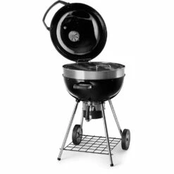 Napoleon PRO 22-Inch Charcoal Kettle Grill 14 Napoleon PRO 22-Inch Charcoal Kettle Grill -BBQDIRECT Shop Napoleon PRO Charcoal Lid Open