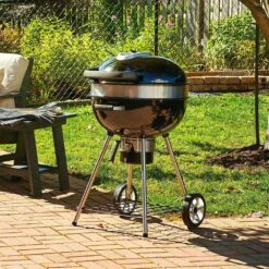 Napoleon PRO 22-Inch Charcoal Kettle Grill 21 Napoleon PRO 22-Inch Charcoal Kettle Grill -BBQDIRECT Shop Napoleon PRO Charcoal lifestyle view