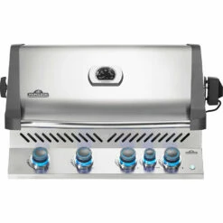 Napoleon Prestige 500 Built-in Propane Gas Grill With Infrared Rear Burner And Rotisserie Kit