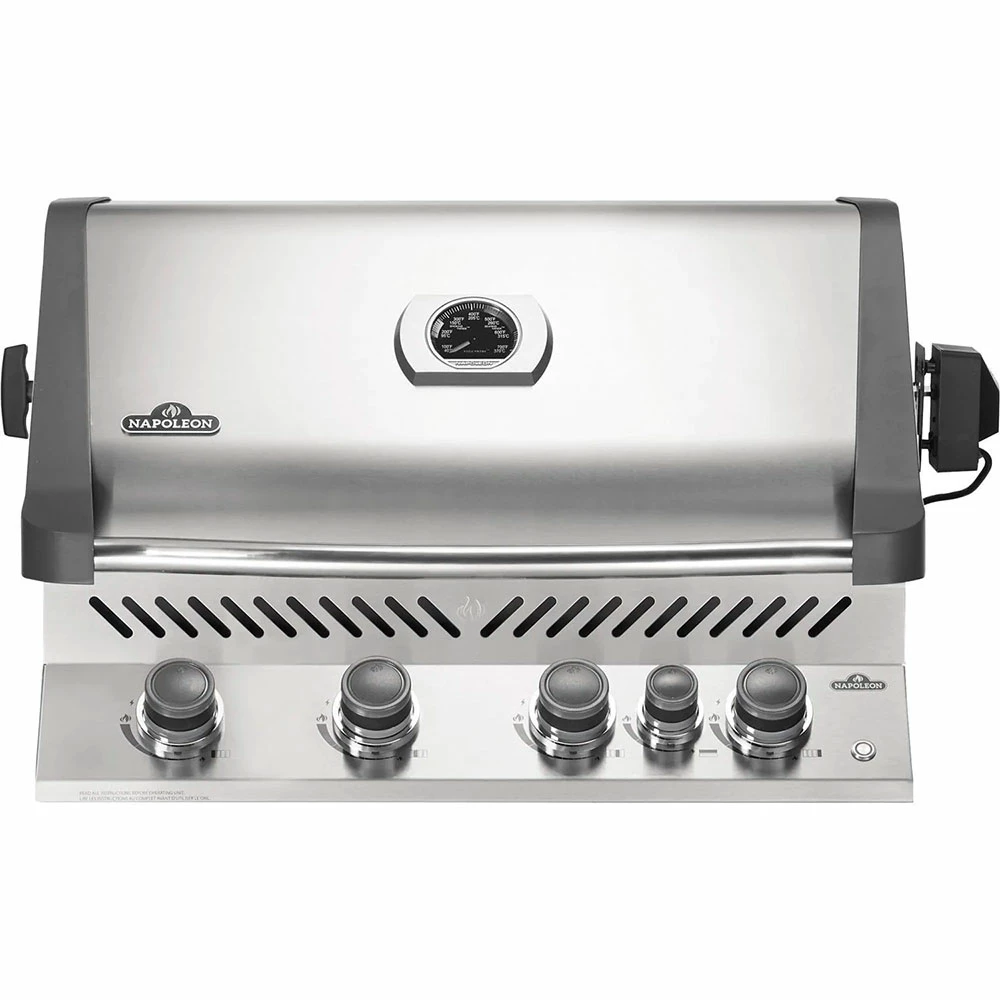 Napoleon Prestige 500 Built-in Propane Gas Grill With Infrared Rear Burner And Rotisserie Kit 4 Napoleon Prestige 500 Built-in Propane Gas Grill With Infrared Rear Burner And Rotisserie Kit - Image 2