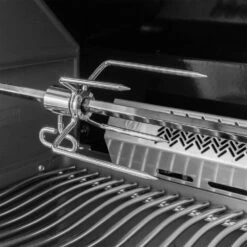 Napoleon Prestige 500 Built-in Natural Gas Grill With Infrared Rear Burner And Rotisserie Kit 21 Napoleon Prestige 500 Built-in Natural Gas Grill With Infrared Rear Burner And Rotisserie Kit -BBQDIRECT Shop Napoleon Prestige 500 Built in Natural Gas Grill with Infrared Rear Burner and Rotisserie Kit BIP500RBNSS 3 Rotisserie0kit0Close Up