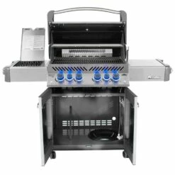 Napoleon Prestige 500 Natural Gas Grill With Infrared Rear Burner And Infrared Side Burner And Rotisserie Kit 14 Napoleon Prestige 500 Natural Gas Grill With Infrared Rear Burner And Infrared Side Burner And Rotisserie Kit -BBQDIRECT Shop Napoleon Prestige 500 RSIB Opened View
