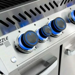 Napoleon Prestige 500 Natural Gas Grill With Infrared Rear Burner And Infrared Side Burner And Rotisserie Kit 15 Napoleon Prestige 500 Natural Gas Grill With Infrared Rear Burner And Infrared Side Burner And Rotisserie Kit -BBQDIRECT Shop Napoleon Prestige 500 RSIB Safetyglow control knobs