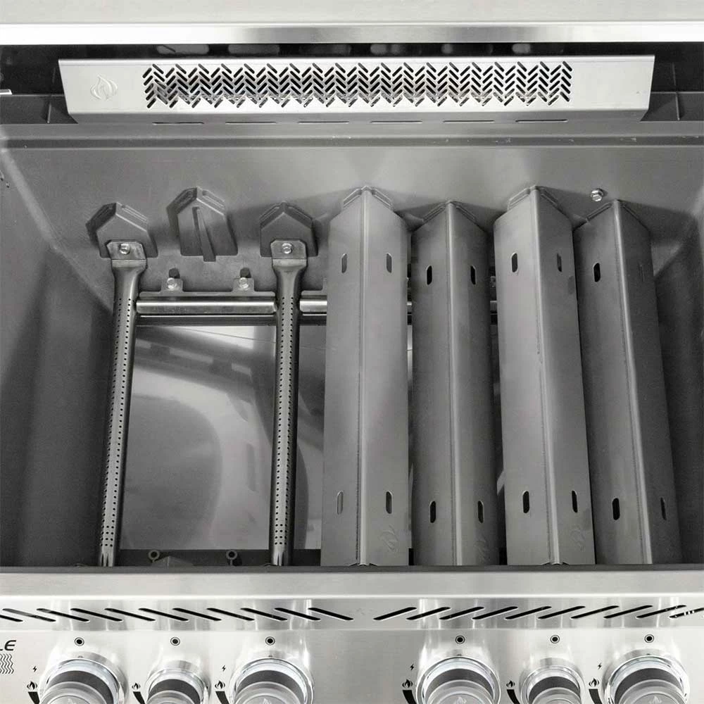 Napoleon Prestige 500 Natural Gas Grill With Infrared Rear Burner And Infrared Side Burner And Rotisserie Kit 9 Napoleon Prestige 500 Natural Gas Grill With Infrared Rear Burner And Infrared Side Burner And Rotisserie Kit - Image 7