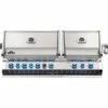 Napoleon Prestige PRO 825 Built-In Natural Gas Grill With Infrared Rear Burner And Infrared Sear Burners And Rotisserie Kit