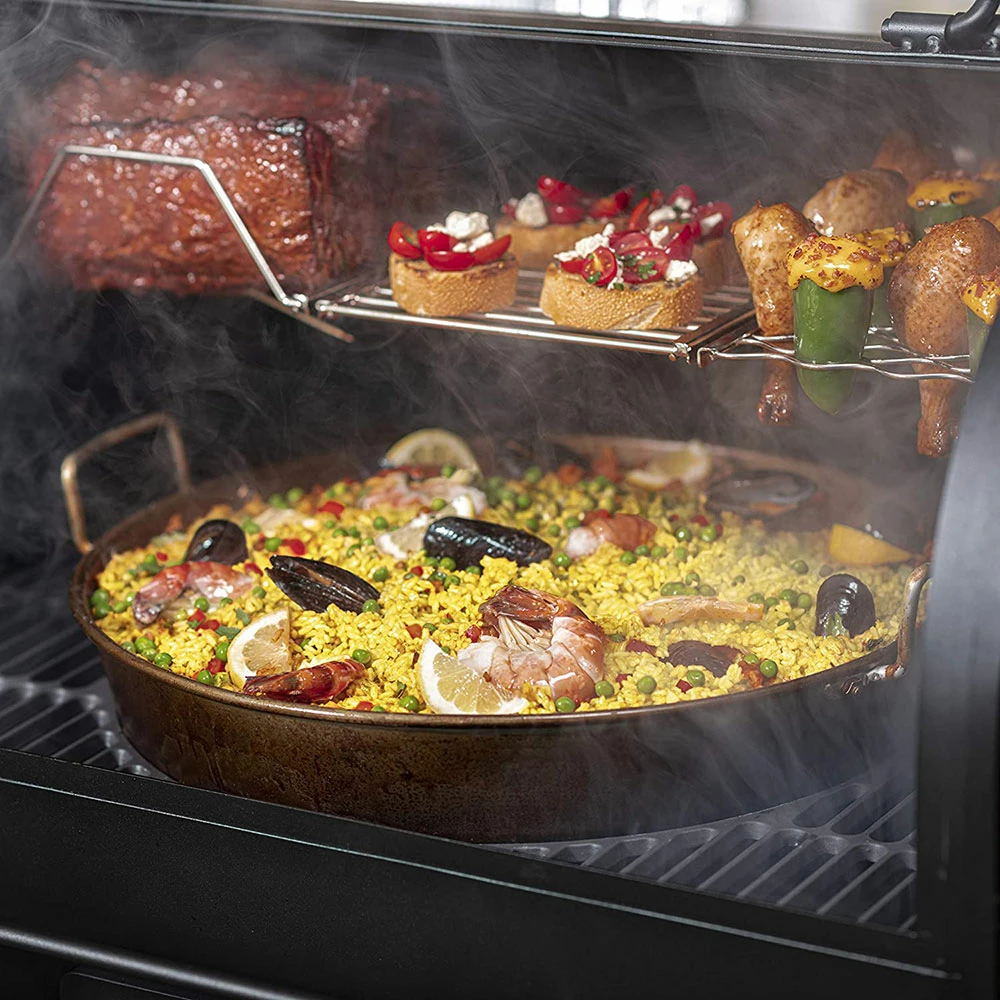 Oklahoma Joe's 19-inch Carbon Steel Deep Dish Pan 3 Oklahoma Joe's 19-inch Carbon Steel Deep Dish Pan - Image 2