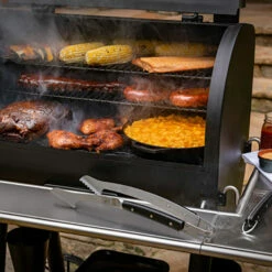 Oklahoma Joe's 30-Inch Rider DLX Limited Pellet Grill - Anthem Series -BBQDIRECT Shop Oklahoma Joes 30 Inch Rider DLX Limited Pellet Grill Anthem Series 21202125 Lifestyle Food