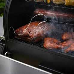 Oklahoma Joe's 30-Inch Rider DLX Limited Pellet Grill - Anthem Series -BBQDIRECT Shop Oklahoma Joes 30 Inch Rider DLX Limited Pellet Grill Anthem Series 21202125 Lifestyle Meat Probe