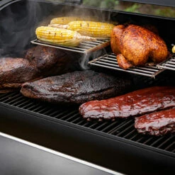 Oklahoma Joe's Anthem Series Longhorn Reverse Flow Offset Charcoal Smoker -BBQDIRECT Shop Oklahoma Joes Anthem Series Longhorn Reverse Flow Offset Charcoal Smoker 21202124 Food Lifestyle