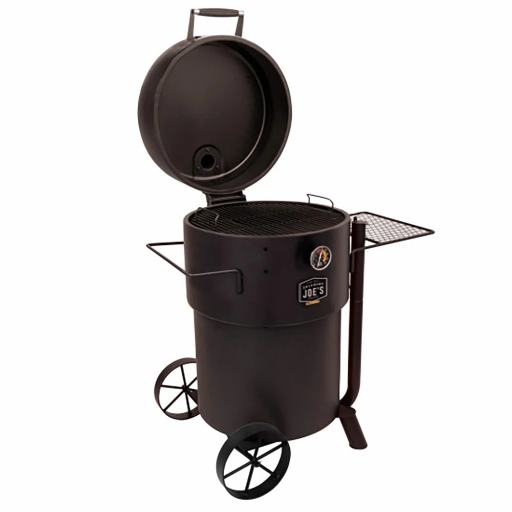 Oklahoma Joe's Bronco Pro Drum Charcoal Smoker - Black 9 Oklahoma Joe's Bronco Pro Drum Charcoal Smoker - Black - Image 7