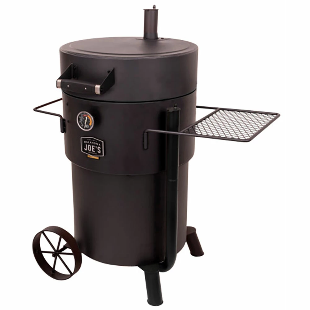 Oklahoma Joe's Bronco Pro Drum Charcoal Smoker - Black 8 Oklahoma Joe's Bronco Pro Drum Charcoal Smoker - Black - Image 6