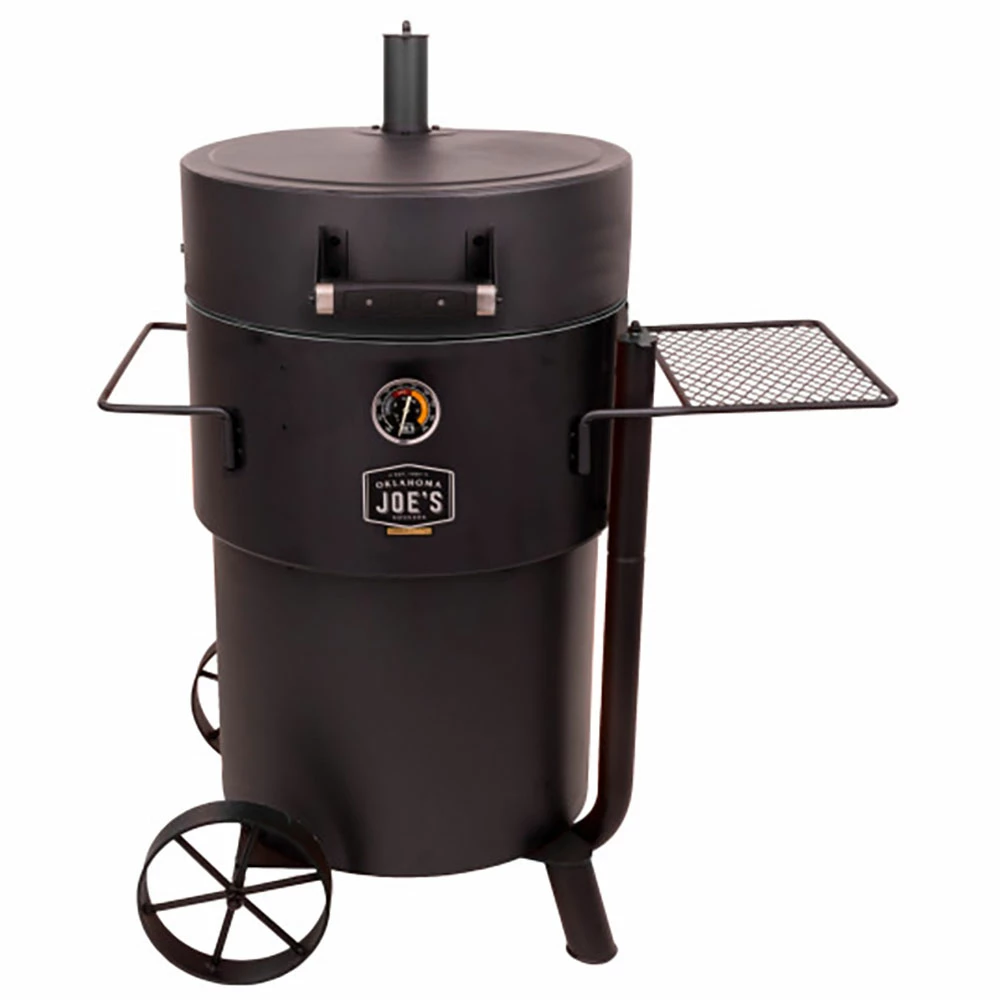 Oklahoma Joe's Bronco Pro Drum Charcoal Smoker - Black 3 Oklahoma Joe's Bronco Pro Drum Charcoal Smoker - Black