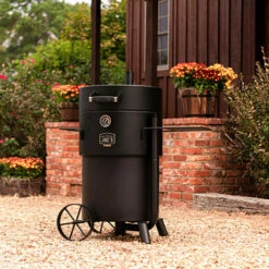 Oklahoma Joe's Bronco Pro Drum Charcoal Smoker - Black 14 Oklahoma Joe's Bronco Pro Drum Charcoal Smoker - Black -BBQDIRECT Shop Oklahoma Joes Bronco Pro Drum Charcoal Smoker Black 19202099 Lifestyle