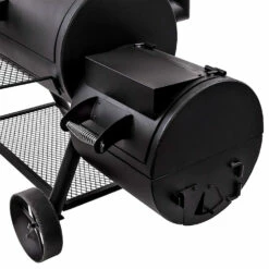Oklahoma Joe's Longhorn Offset Charcoal Smoker -BBQDIRECT Shop Oklahoma Joes Longhorn Offset Charcoal Smoker 13201747 50 Side Stash