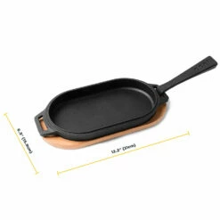 Ooni Cast Iron Sizzler Pan 8 Ooni Cast Iron Sizzler Pan -BBQDIRECT Shop Ooni Cast Iron Sizzler Pan UU P08C00 Dimensions