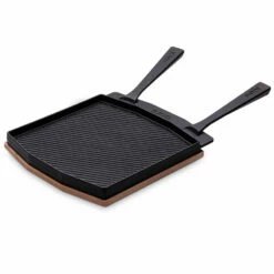 Ooni Dual-Sided Grizzler Plate -BBQDIRECT Shop Ooni Dual Sided Grizzler Plate UU P0A000 Grided Side